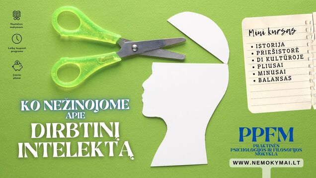 (svarbu) KO NEŽINOJOME APIE DIRBTINĮ INTELEKTĄ? (online mini-kursas jaunimui ir suaugusiems)