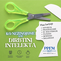 (svarbu) KO NEŽINOJOME APIE DIRBTINĮ INTELEKTĄ? (online mini-kursas jaunimui ir suaugusiems)