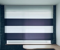 Stilingas horizontalus roletas su visu mechanizmu