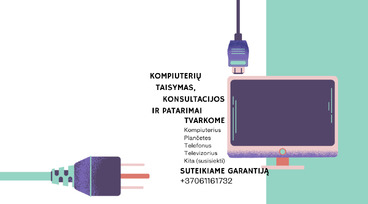 Kompiuterių taisymas, IT pagalba, pamokos ir konsultacijos – Birštonas / nuotoliu