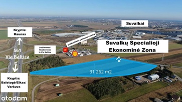 Parduodamas investicinis žemės sklypas Lenkijoje, Suvalkų mieste.