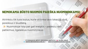 Padėsiu rasti būstą nuomai pagal jūsų kriterijus