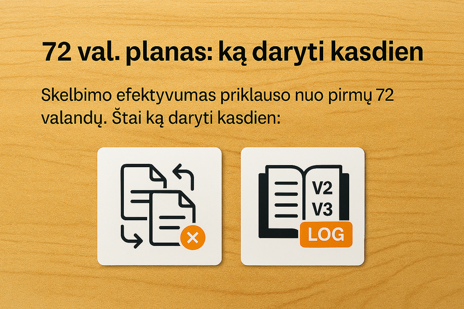 Skelbimo optimizavimo planas per 72 valandas: paruošimas, korekcijos, VIP testas ir kainos keitimas