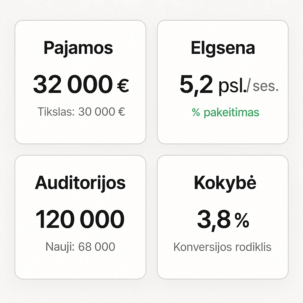 Server-side sekimo srautas