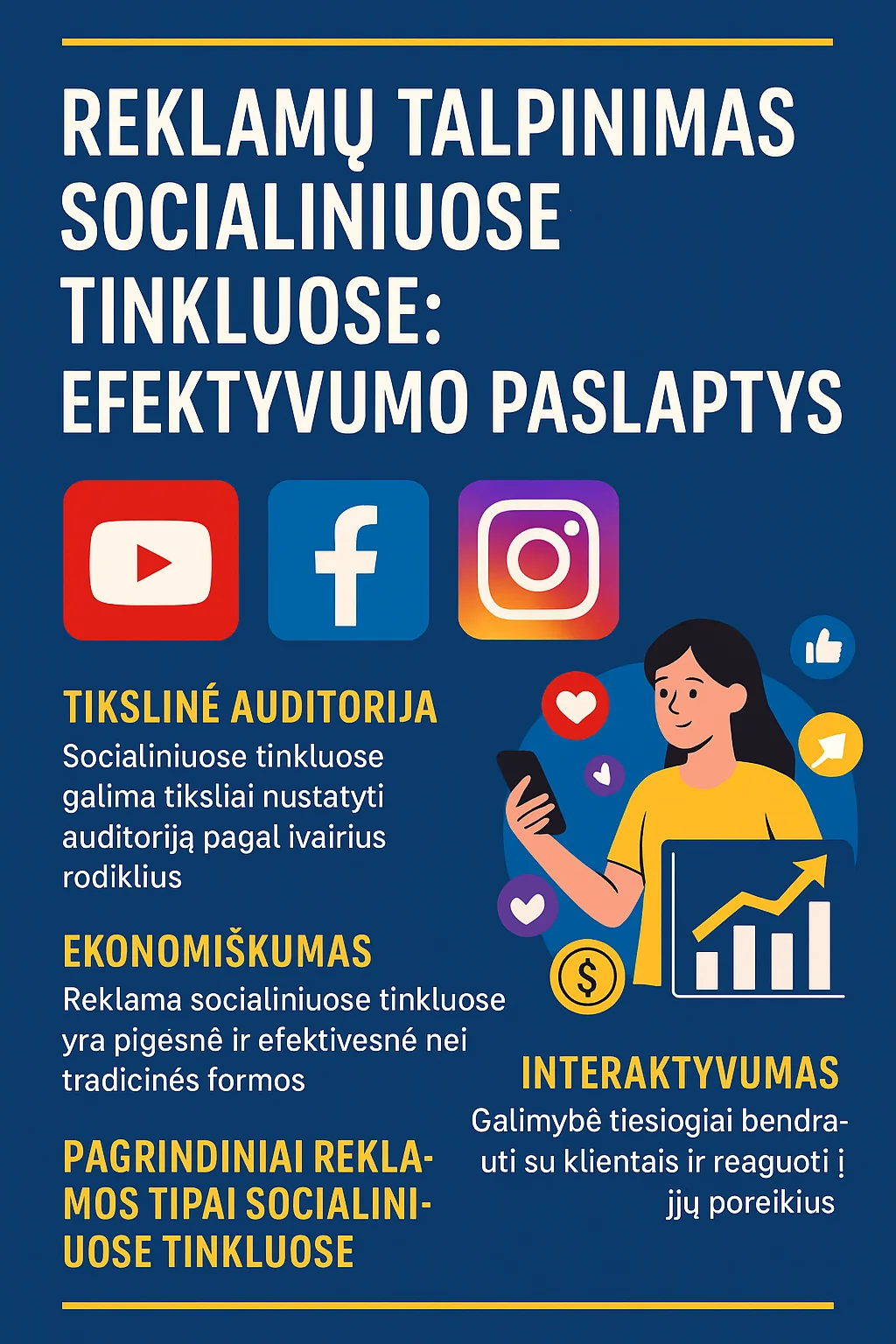 Hero iliustracija: socialinių tinklų reklamos ekosistema